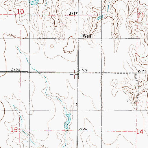 Topographic Map of Portage (historical), KS