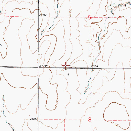 Topographic Map of Pioneer (historical), KS
