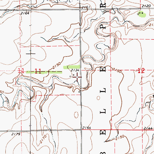 Topographic Map of Flavius (historical), KS