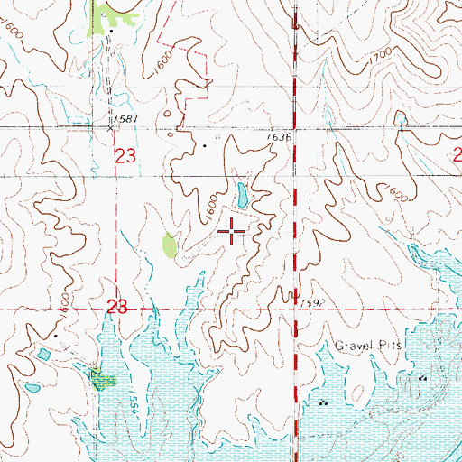 Topographic Map of Success (historical), KS