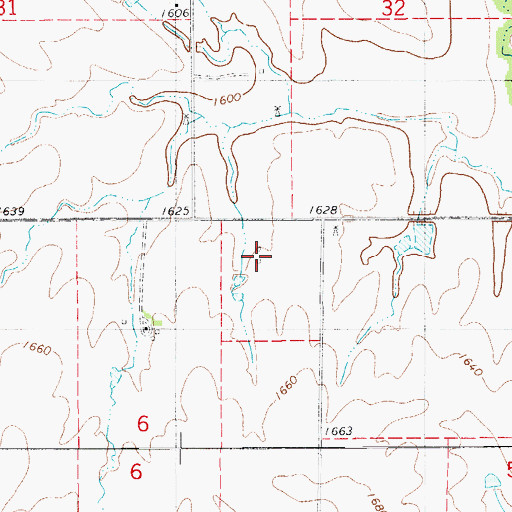 Topographic Map of Bayne (historical), KS