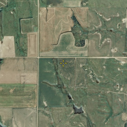Aerial/Satellite Image of Forest Hill (historical), KS