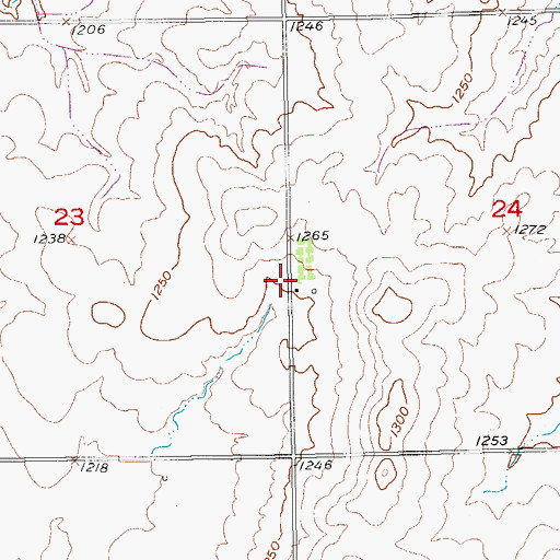 Topographic Map of Poheta (historical), KS