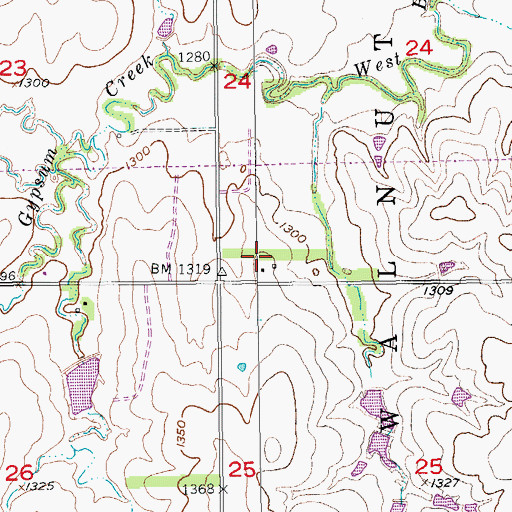 Topographic Map of Torry (historical), KS
