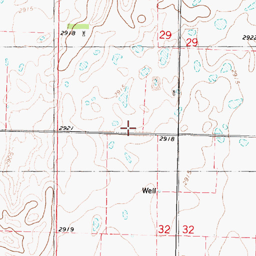 Topographic Map of Galesburg (historical), KS