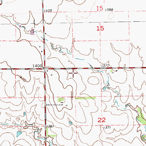 Topographic Map of Clarion (historical), KS