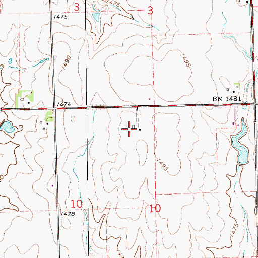 Topographic Map of Birch (historical), KS