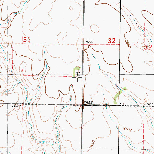 Topographic Map of Chicago (historical), KS