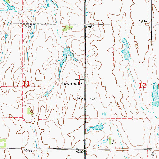 Topographic Map of Judson (historical), KS
