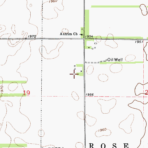 Topographic Map of Antrium (historical), KS