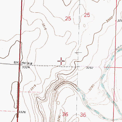 Topographic Map of Edwin (historical), KS