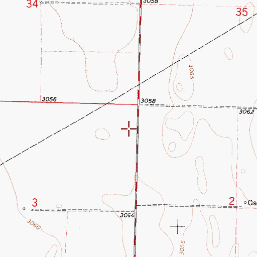 Topographic Map of Pearl City (historical), KS