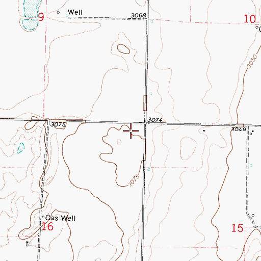 Topographic Map of Zella (historical), KS