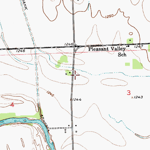 Topographic Map of Boon (historical), KS