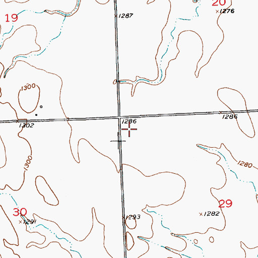 Topographic Map of Dublin (historical), KS