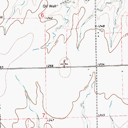 Topographic Map of Blackstone (historical), KS