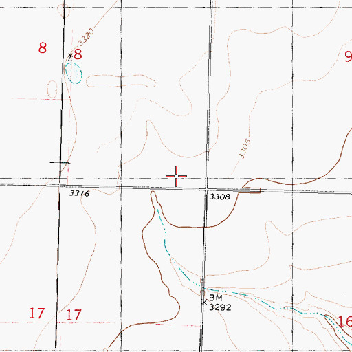 Topographic Map of Quickville (historical), KS
