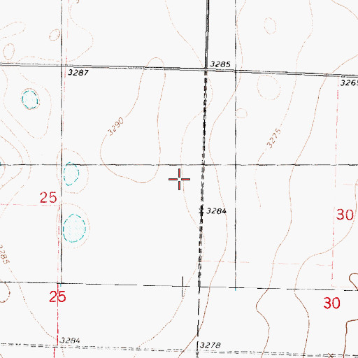 Topographic Map of Copeland (historical), KS
