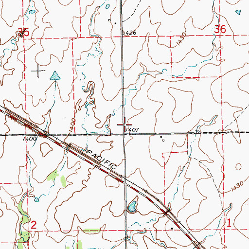 Topographic Map of Claude (historical), KS