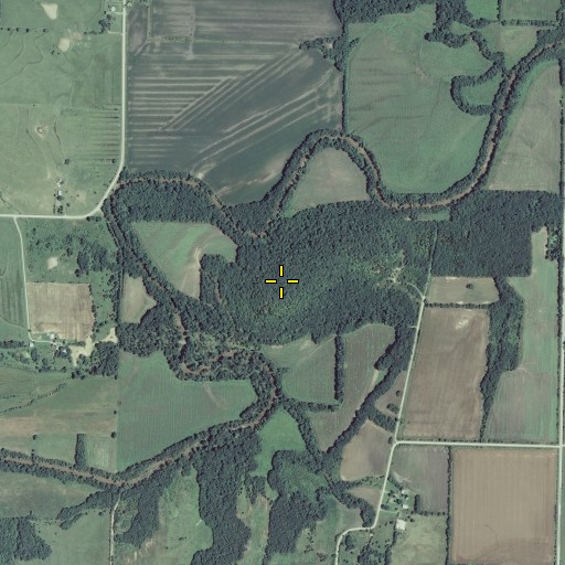 Aerial/Satellite Image of Guthrie Mountain, KS
