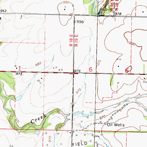 Topographic Map of Central Avenue School (historical), KS