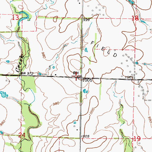 Topographic Map of Fair View School (historical), KS