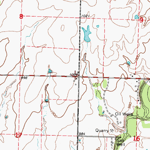 Topographic Map of Sky Rocket School (historical), KS