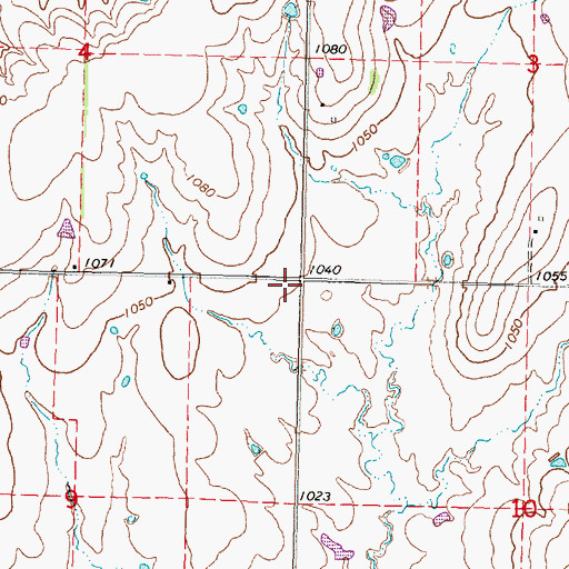 Topographic Map of Spring Branch School (historical), KS