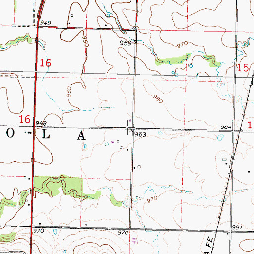 Topographic Map of Star Valley School (historical), KS