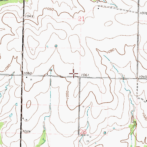 Topographic Map of Wise School (historical), KS