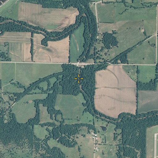 Aerial/Satellite Image of Chambers Branch, KS