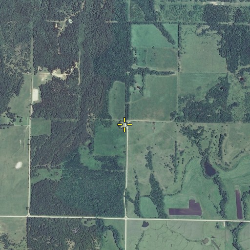Aerial/Satellite Image of Dayton School (historical), KS