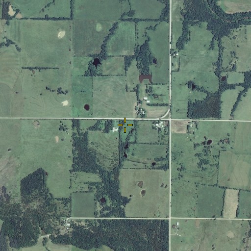 Aerial/Satellite Image of Harmony School (historical), KS