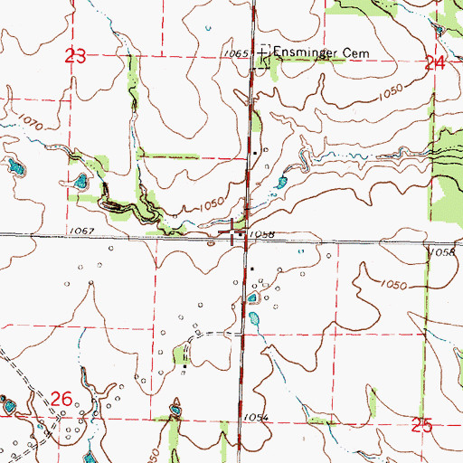 Topographic Map of Limestone School (historical), KS