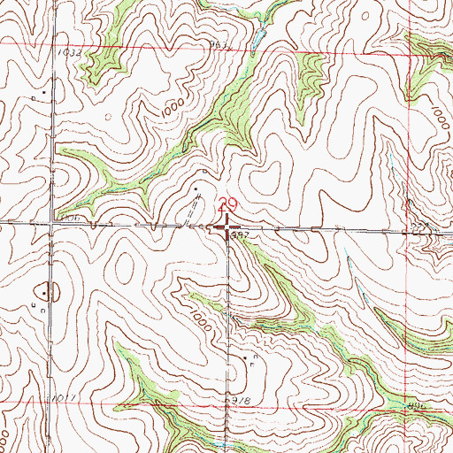 Topographic Map of Arnold School (historical), KS