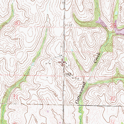Topographic Map of Climax School (historical), KS