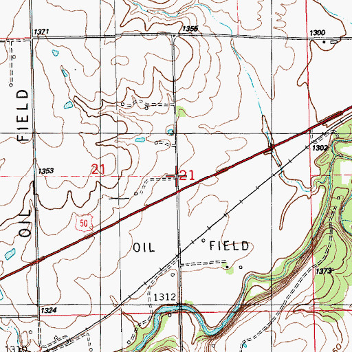 Topographic Map of Fairplay School (historical), KS