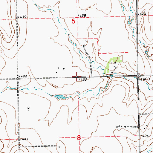 Topographic Map of Kleinhammer School (historical), KS