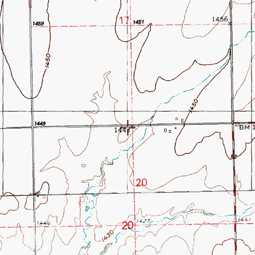 Topographic Map of Southview School (historical), KS