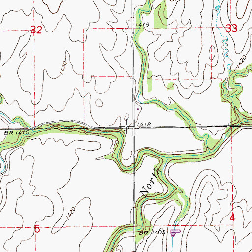 Topographic Map of Square Top School (historical), KS