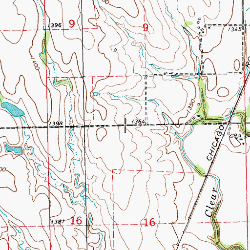 Topographic Map of Quarry School (historical), KS