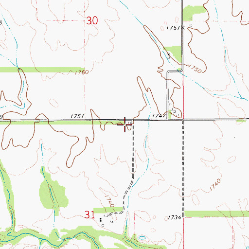 Topographic Map of Mckinley School (historical), KS