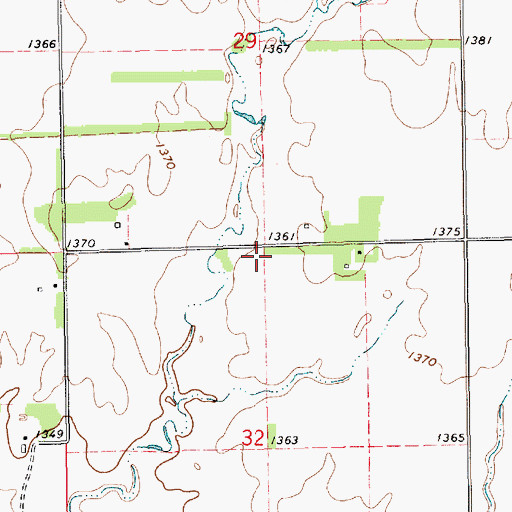 Topographic Map of Illinois School (historical), KS