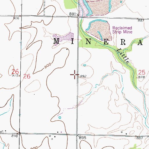 Topographic Map of Shawnee School (historical), KS