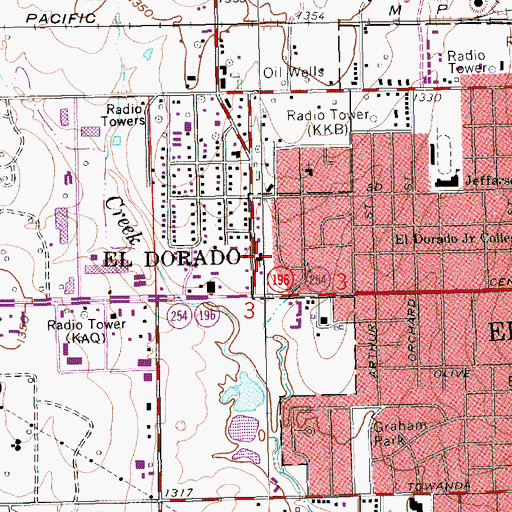Topographic Map of First Southern Baptist Church, KS