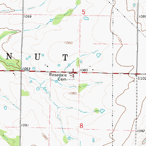 Topographic Map of Independence School (historical), KS