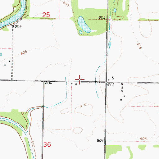 Topographic Map of Diamond School (historical), KS