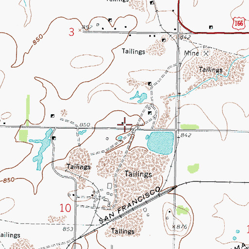 Topographic Map of Mount Hope School (historical), KS