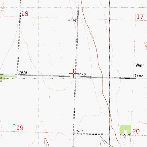 Topographic Map of Pleasant Ridge School (historical), KS