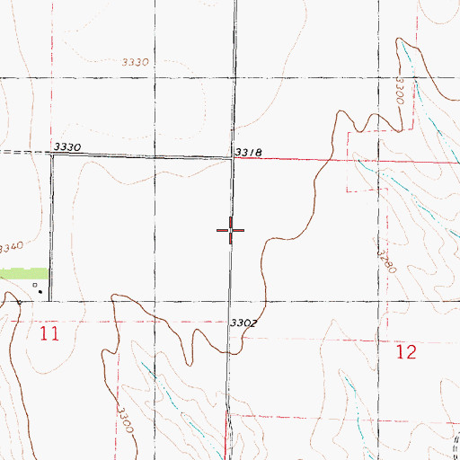 Topographic Map of White Lily School (historical), KS
